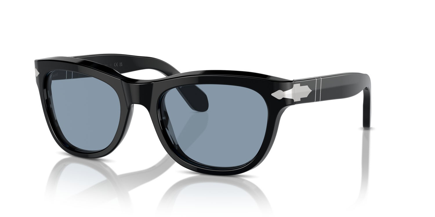 Sunglasses Persol PO 0086S (95/56) color nero shape square lenses blu