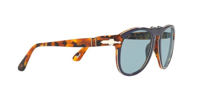 Sonnenbrillen Persol PO 0649 (10903R) farbe p.galles blue form aviator gläser polar blue