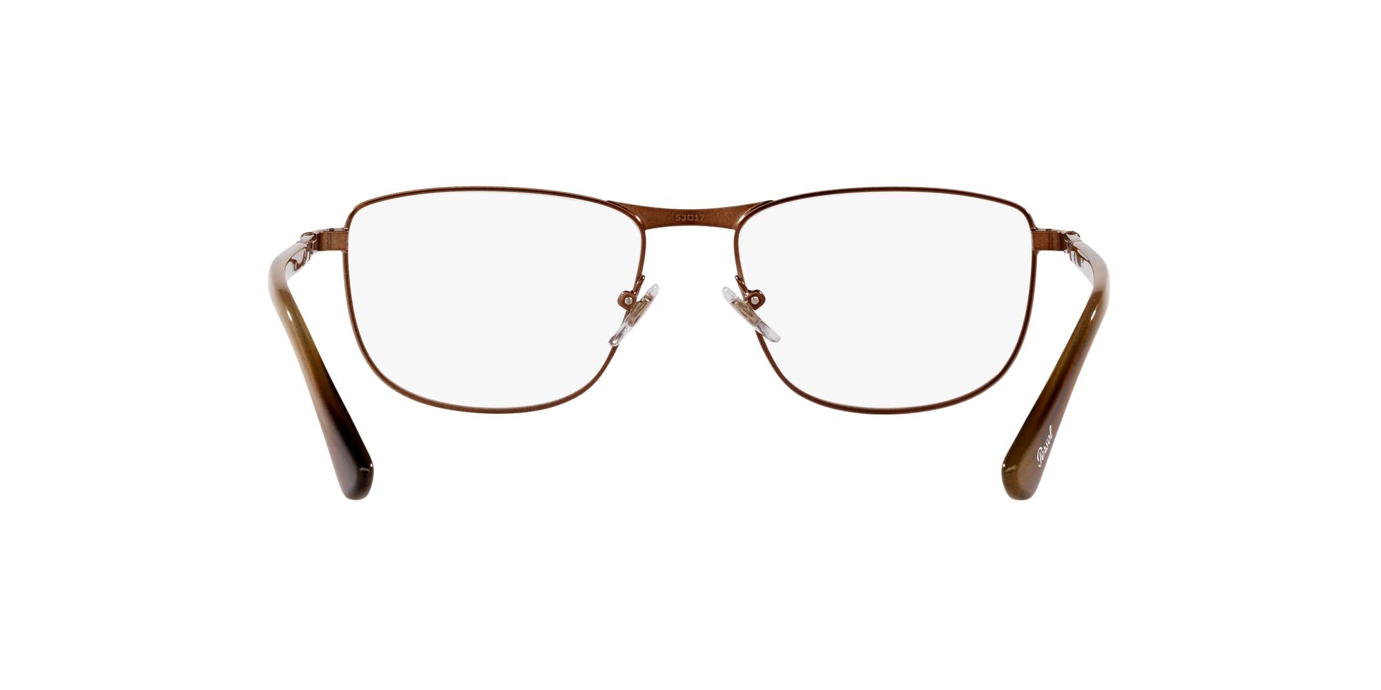 Eyeglasses Persol PO 1001V (1124) color marrone lucido shape square lenses lente demo