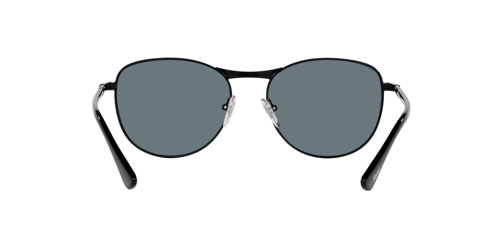 Sonnenbrillen Persol PO 1002S (11513R) farbe nero semi-lucido form pantos gläser polarizzata blu scuro
