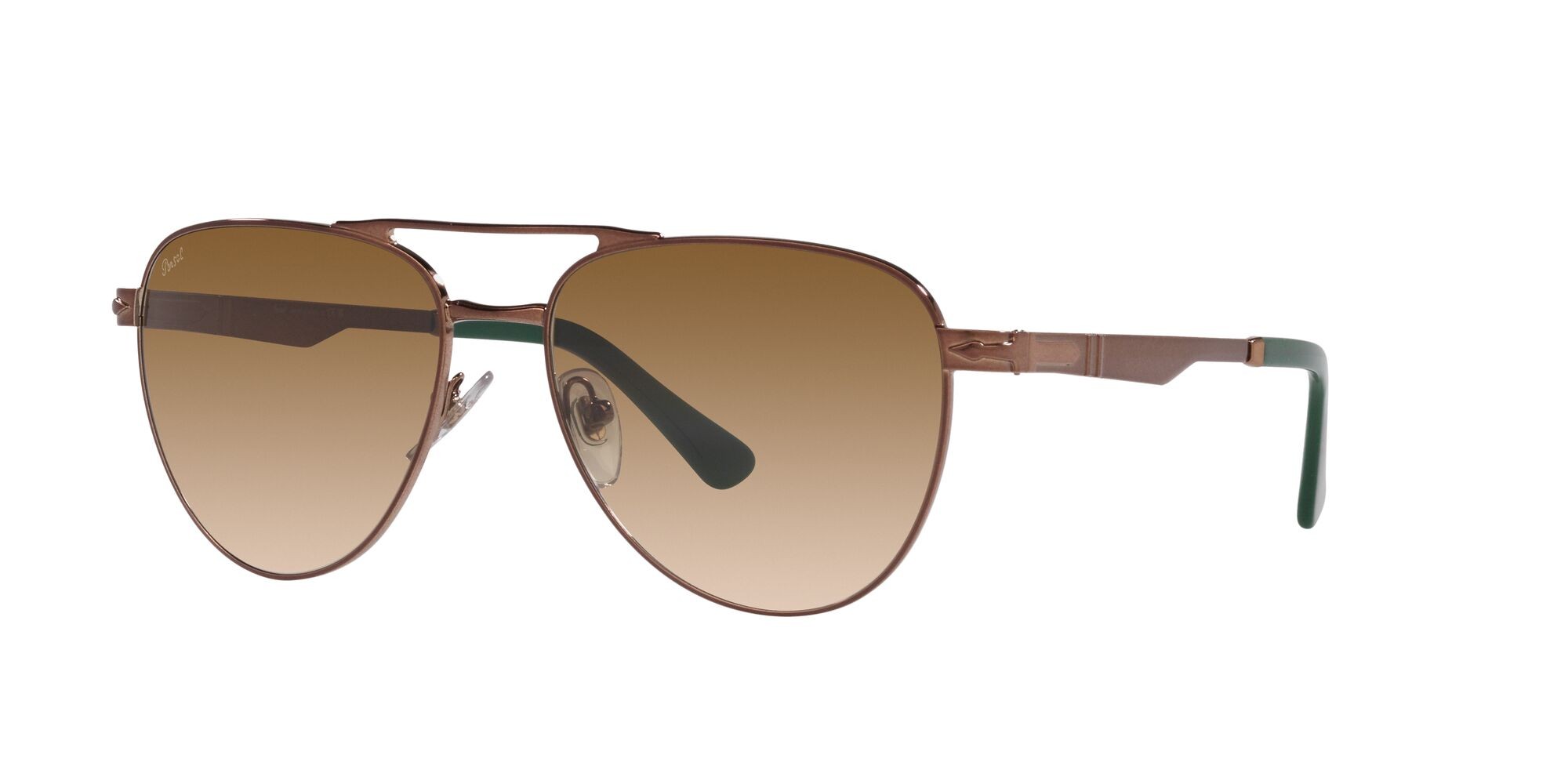 Sonnenbrillen Persol PO 1003S (112451) farbe marrone lucido form pantos gläser marrone sfumato