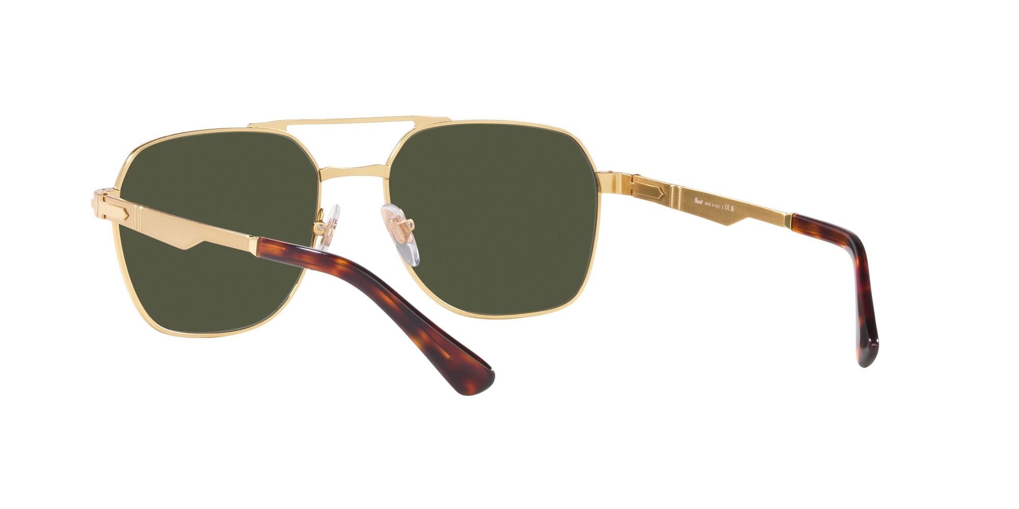 Sonnenbrillen Persol PO 1004S (515/31) farbe oro form quadratisch gläser verde