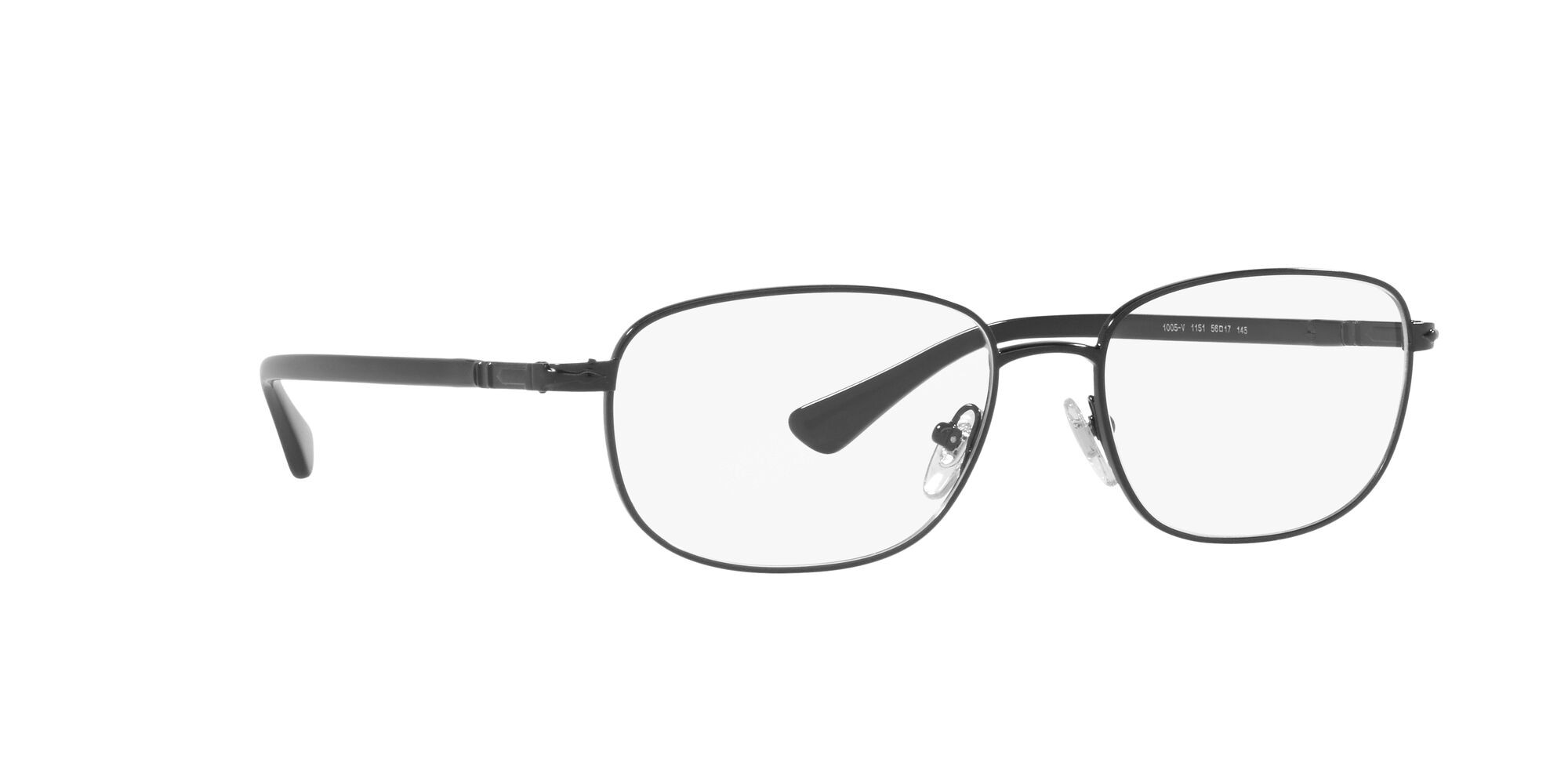 Brillen Persol PO 1005V (1151) farbe nero semi-lucido form oval gläser lente demo
