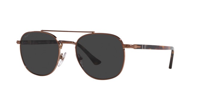 Sonnenbrillen Persol PO 1006S (114848) farbe marrone form quadratisch gläser polar nera