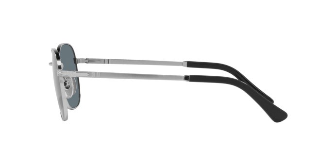 Sunglasses Persol PO 1009S (518/3R) color argento shape square lenses polarizzata blu scuro