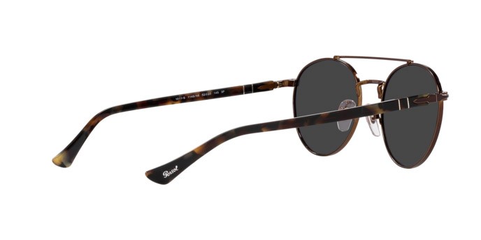 Sunglasses Persol PO 1011S (114848) color marrone shape square lenses polar nera