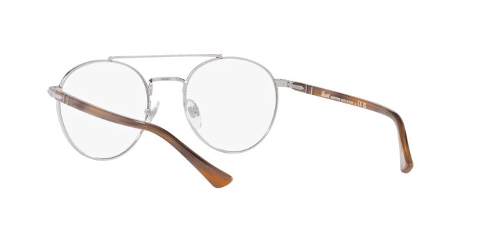Occhiali da sole Persol PO 1011S (518/GH) colore argento forma quadrato lenti transitions 8 grigio