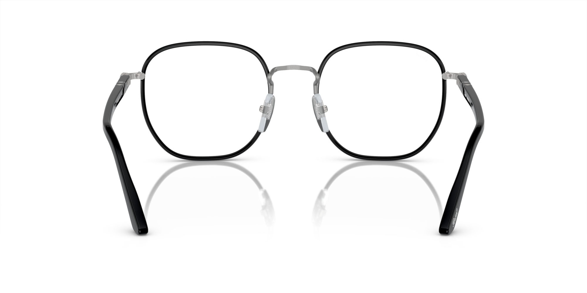 Sonnenbrillen Persol PO 1015SJ (1125GJ) farbe argento/nero form unregelmäßig gläser transitions 8 verde