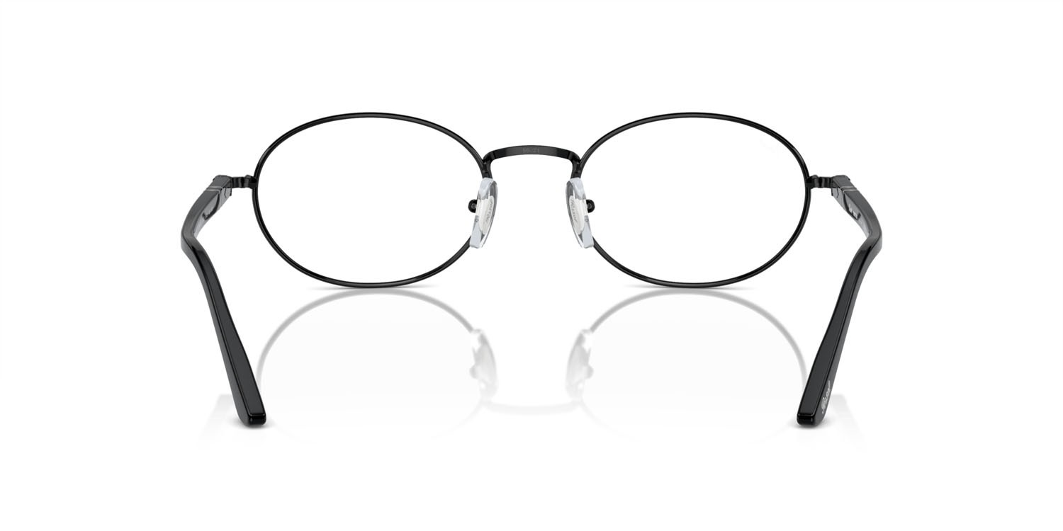 Occhiali da sole Persol Ida PO 1018S (1078GJ) colore nero forma ovale lenti transitions clear to green