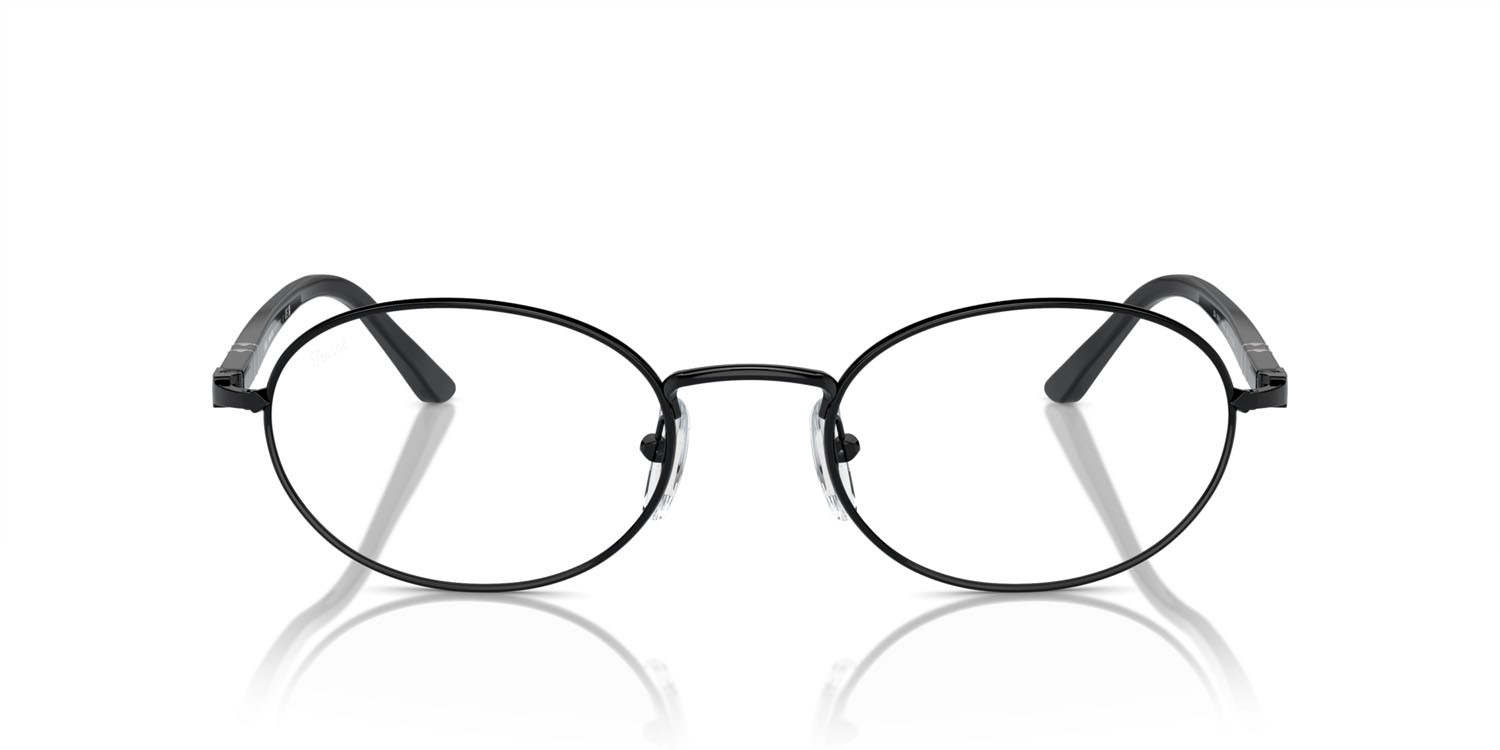 Occhiali da sole Persol Ida PO 1018S (1078GJ) colore nero forma ovale lenti transitions clear to green