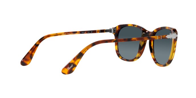 Sonnenbrillen Persol PO 1935S (1052S3) farbe madreterra form quadratisch gläser celeste sfumato blu scuro