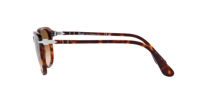 Sonnenbrillen Persol PO 1935S (24/51) farbe havana form quadratisch gläser trasparente sfumato marrone