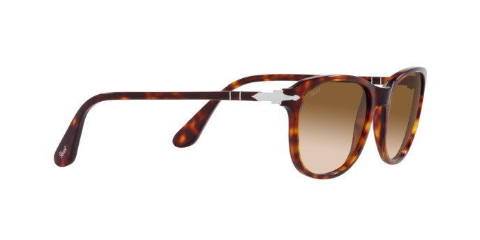 Sonnenbrillen Persol PO 1935S (24/51) farbe havana form quadratisch gläser trasparente sfumato marrone