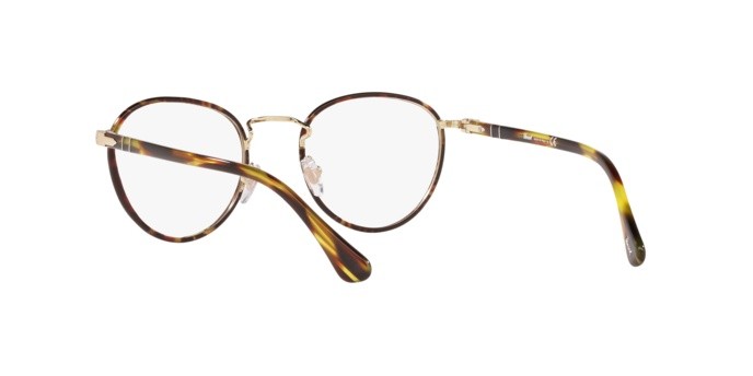 Eyeglasses Persol PO 2410VJ (1098) color gold/caffe shape pantos lenses demo lens