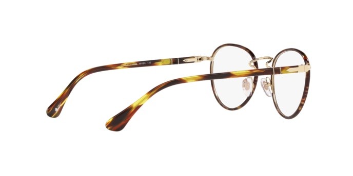 Eyeglasses Persol PO 2410VJ (1098) color gold/caffe shape pantos lenses demo lens