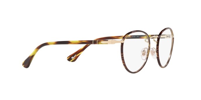 Eyeglasses Persol PO 2410VJ (1098) color gold/caffe shape pantos lenses demo lens