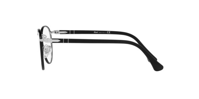 Eyeglasses Persol PO 2410VJ (1119) color argento nero op shape pantos lenses demo lens