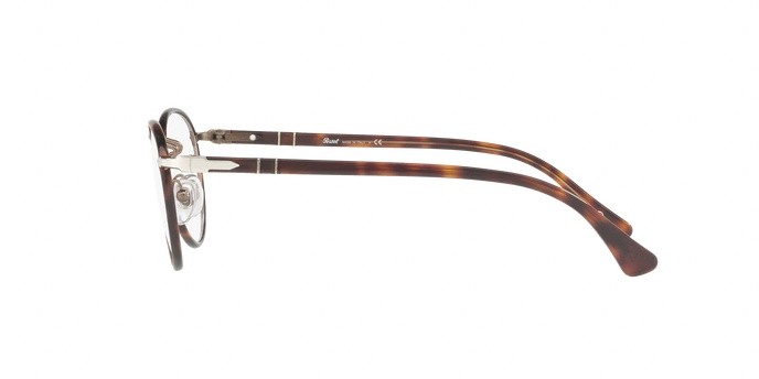 Eyeglasses Persol PO 2410VJ (992) color matte dark brown shape pantos lenses demo lens