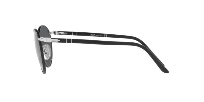 Occhiali da sole Persol PO 2422SJ (1119B1) colore silver matte black forma pantos lenti grey