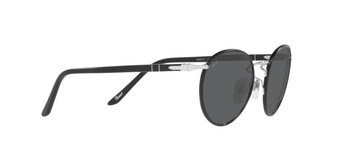 Occhiali da sole Persol PO 2422SJ (1119B1) colore silver matte black forma pantos lenti grey