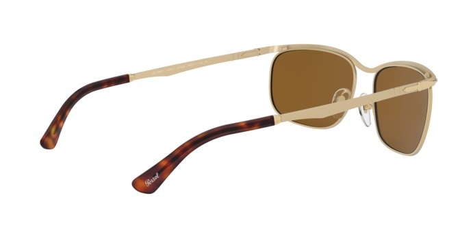 Sonnenbrillen Persol PO 2458S (107633) farbe gold form quadratisch gläser brown