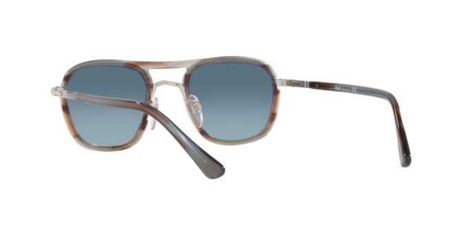 Sonnenbrillen Persol PO 2484S (1147Q8) farbe striped grey gradient striped form quadratisch gläser blue gradient