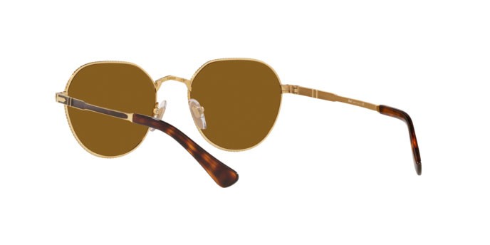 Occhiali da sole Persol PO 2486S (110933) colore gold/havana forma pantos lenti brown