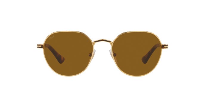 Occhiali da sole Persol PO 2486S (110933) colore gold/havana forma pantos lenti brown