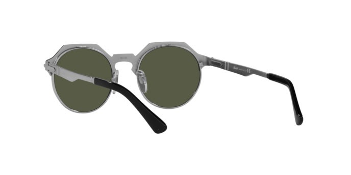 Sonnenbrillen Persol PO 2488S (111431) farbe brushed silver form pantos gläser green