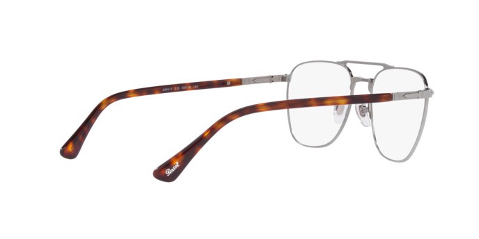 Eyeglasses Persol PO 2494V (513) color gunmetal shape square lenses demo lens