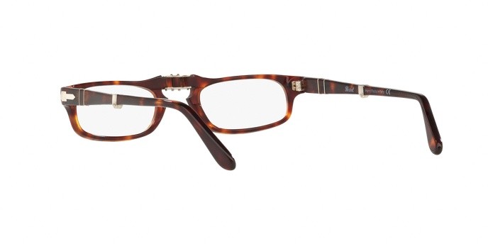 Eyeglasses Persol PO 2886V (24) color havana shape rectangle lenses demo lens