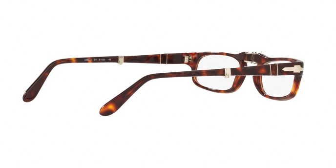 Eyeglasses Persol PO 2886V (24) color havana shape rectangle lenses demo lens