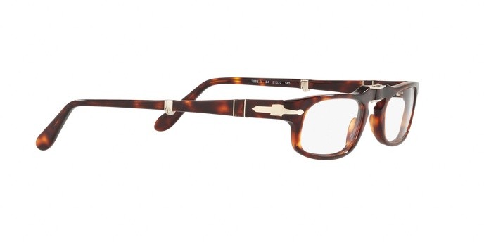 Eyeglasses Persol PO 2886V (24) color havana shape rectangle lenses demo lens