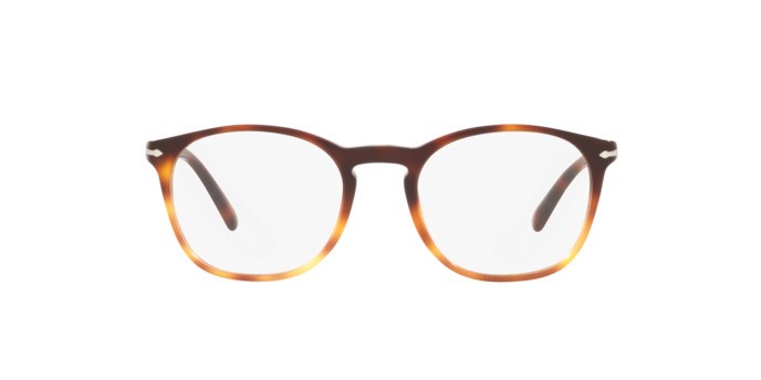 Brillen Persol PO 3007VM (1160) farbe tortoise dark/light brown form quadratisch gläser demo lens