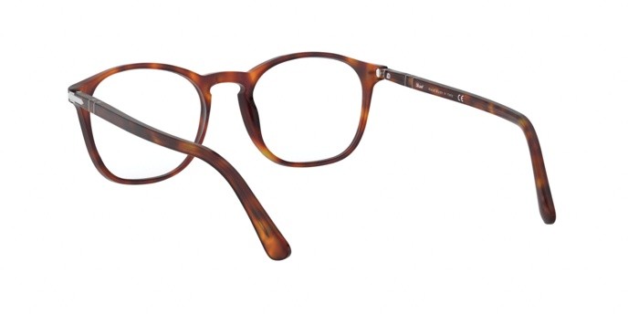 Eyeglasses Persol PO 3007VM (24) color havana shape square lenses demo lens