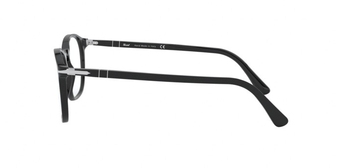 Eyeglasses Persol PO 3007VM (95) color black shape square lenses demo lens
