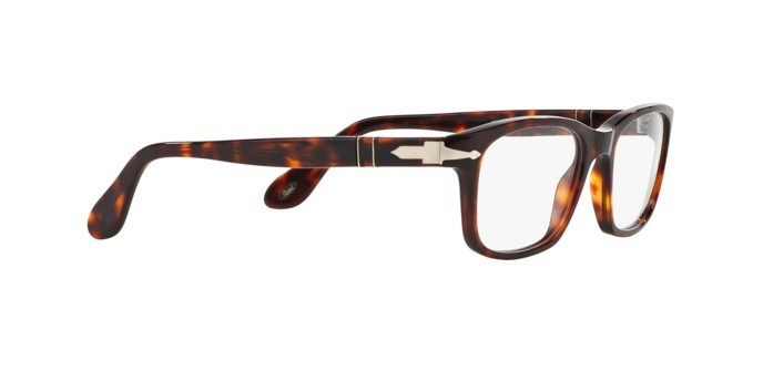 Eyeglasses PERSOL PO 3012V (24) color havana shape square lenses demo lens