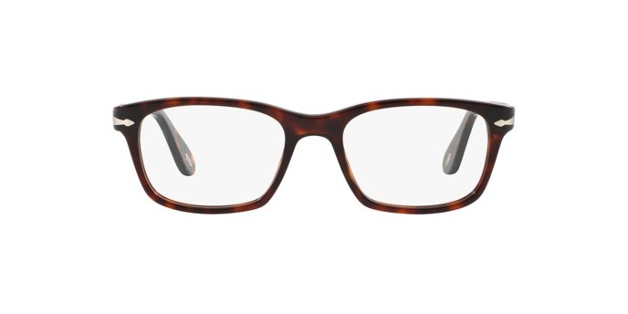 Eyeglasses PERSOL PO 3012V (24) color havana shape square lenses demo lens