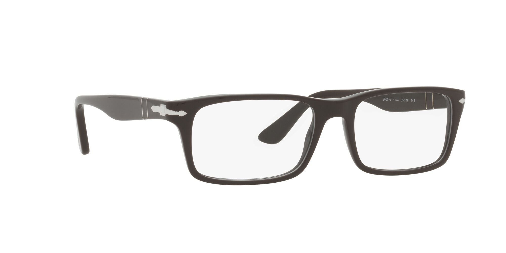 Brillen Persol PO 3050V (1174) farbe marrone form rechteckig gläser lente demo
