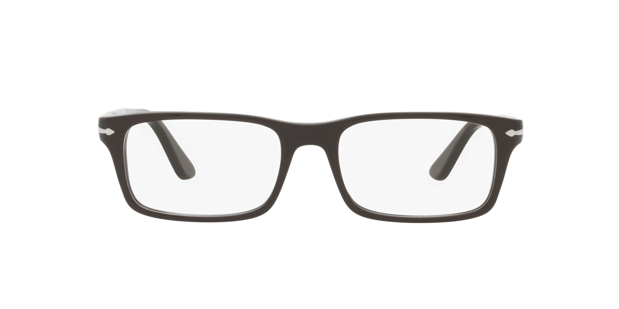 Brillen Persol PO 3050V (1174) farbe marrone form rechteckig gläser lente demo