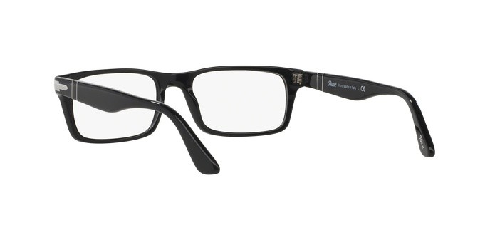 Eyeglasses Persol PO 3050V (95) color black shape rectangle lenses demo lens