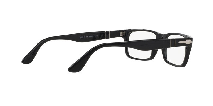 Eyeglasses Persol PO 3050V (95) color black shape rectangle lenses demo lens