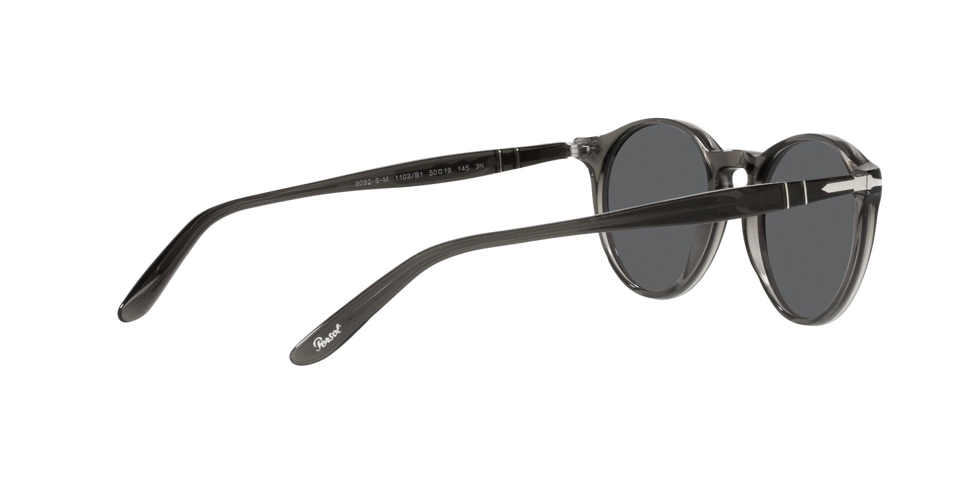 Sonnenbrillen Persol PO 3092SM (1103B1) farbe grigio scuro trasparente form pantos gläser grigio scuro