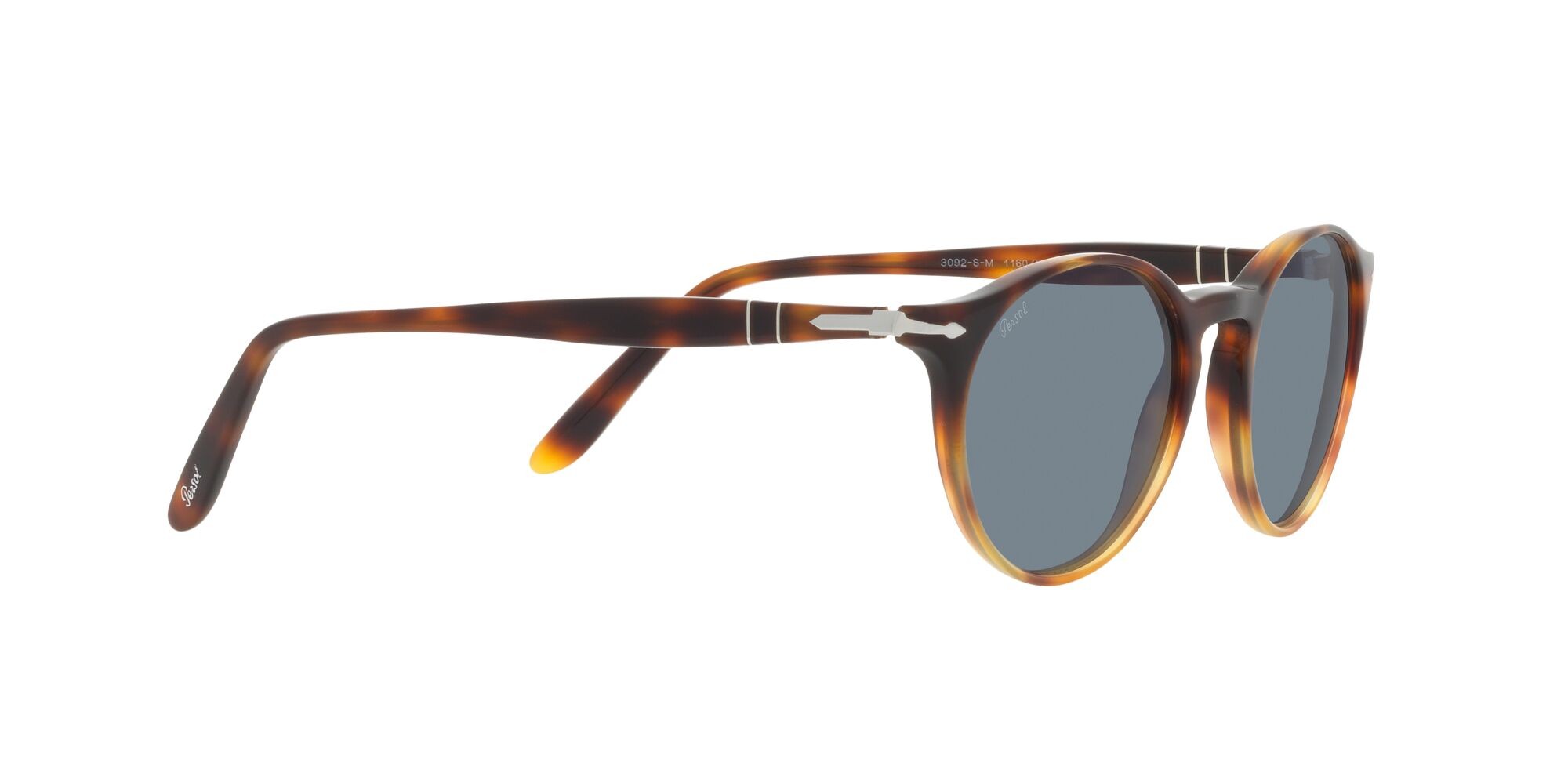 Occhiali da sole Persol PO 3092SM (116056) colore gradient dark-light tortoise forma pantos lenti azzurro