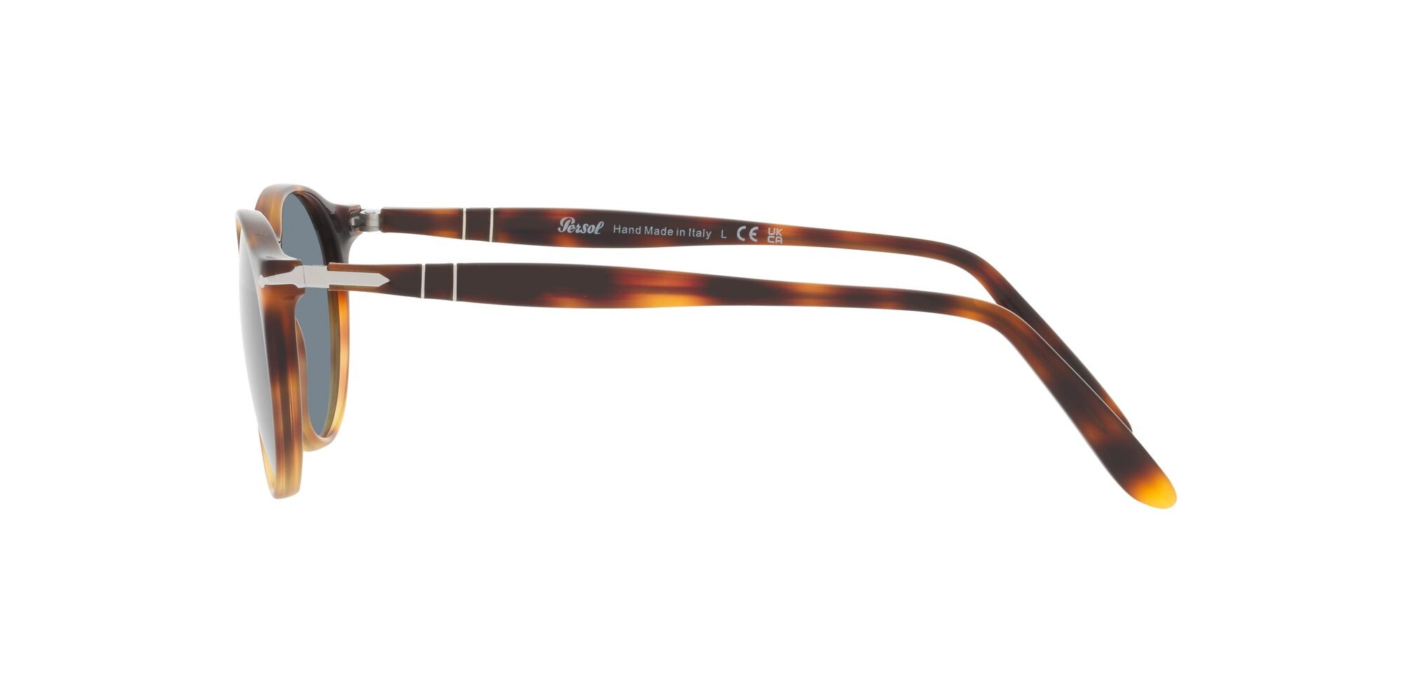 Occhiali da sole Persol PO 3092SM (116056) colore gradient dark-light tortoise forma pantos lenti azzurro