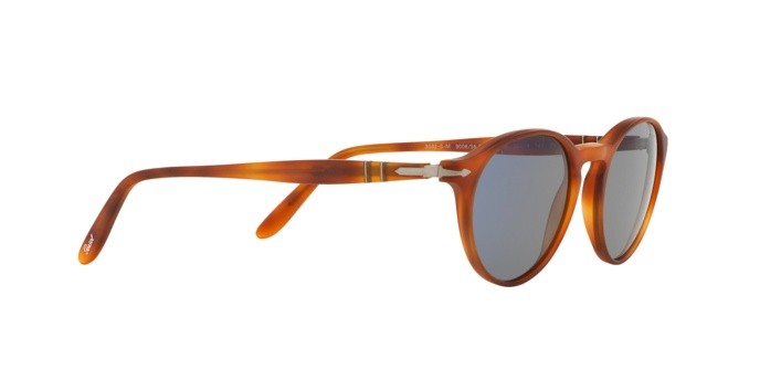 Occhiali da sole Persol PO 3092SM (900656) colore terra di siena forma pantos lenti blue
