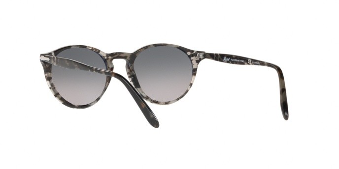 Occhiali da sole Persol PO 3092SM (9057M3) colore grey tortoise forma pantos lenti grey gradient dark grey polar