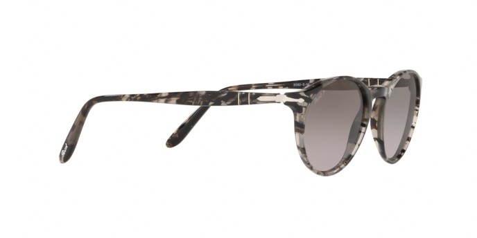 Occhiali da sole Persol PO 3092SM (9057M3) colore grey tortoise forma pantos lenti grey gradient dark grey polar