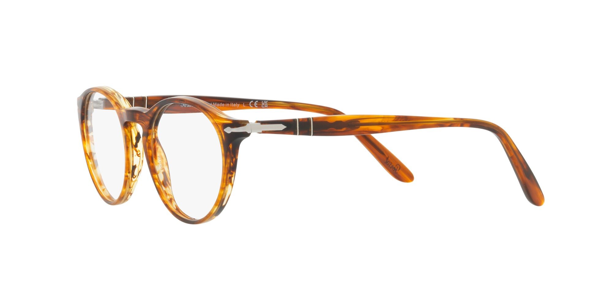 Brillen Persol PO 3092V (9066) farbe striato marrone form pantos gläser lente demo
