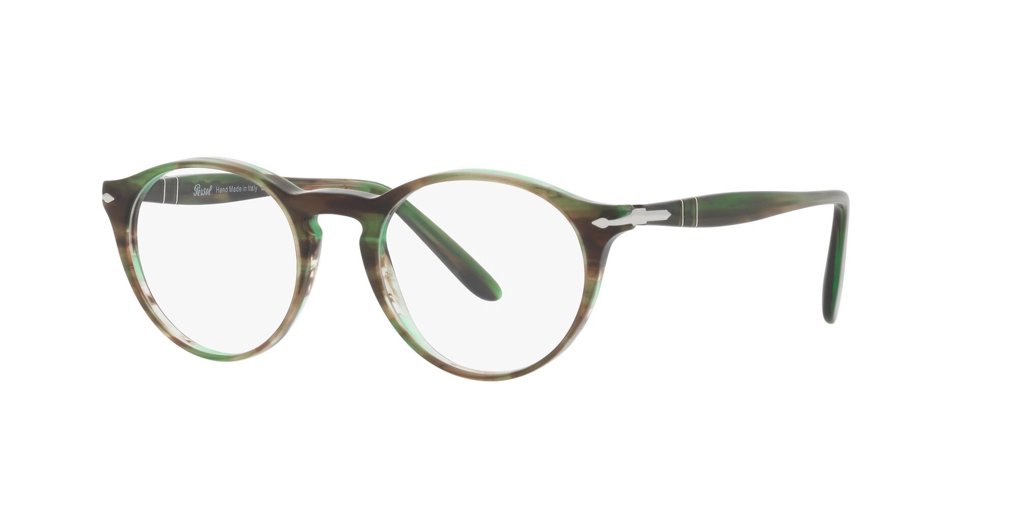 Brillen Persol PO 3092V (9067) farbe striato verde form pantos gläser lente demo
